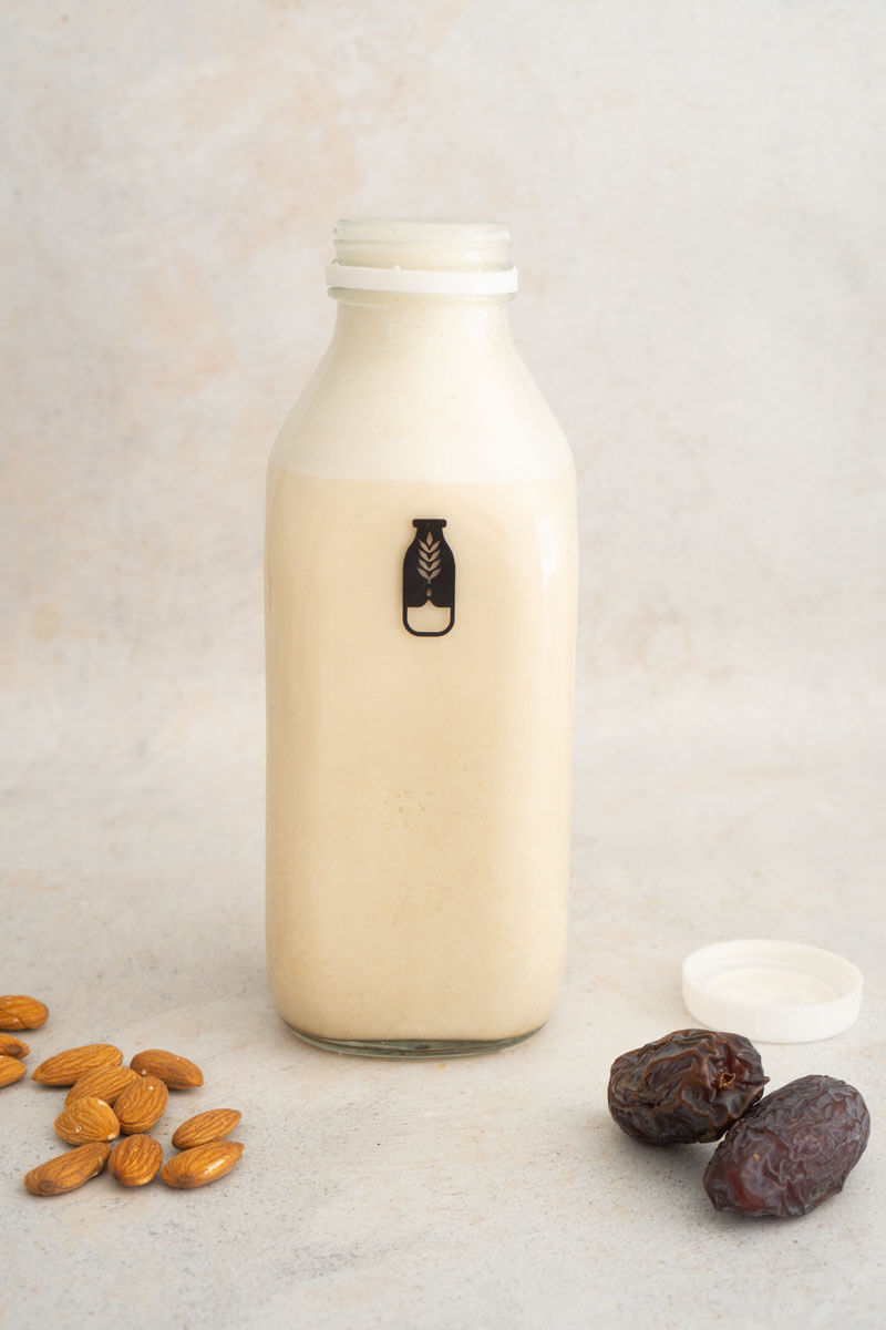 Lait d'amande activé