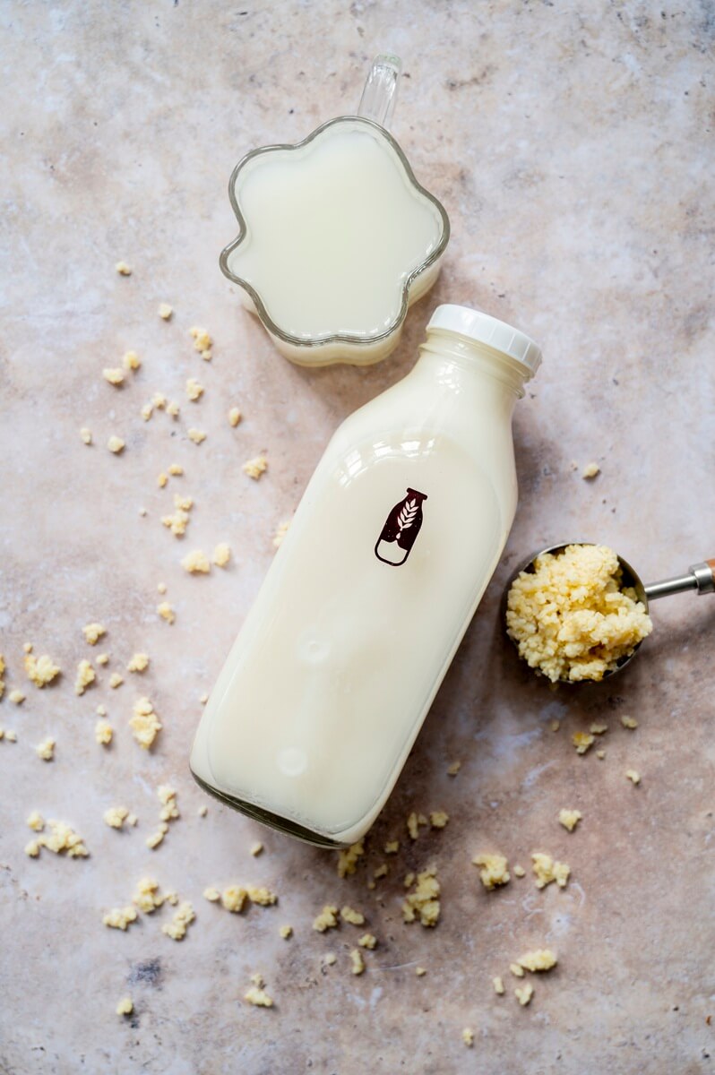 Hirse-Milch