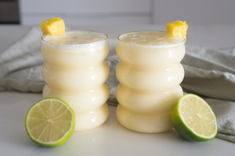 Boisson hydratante à l'ananas et à l'avoine
