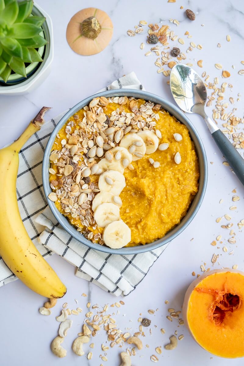 Smoothie bowl au potiron