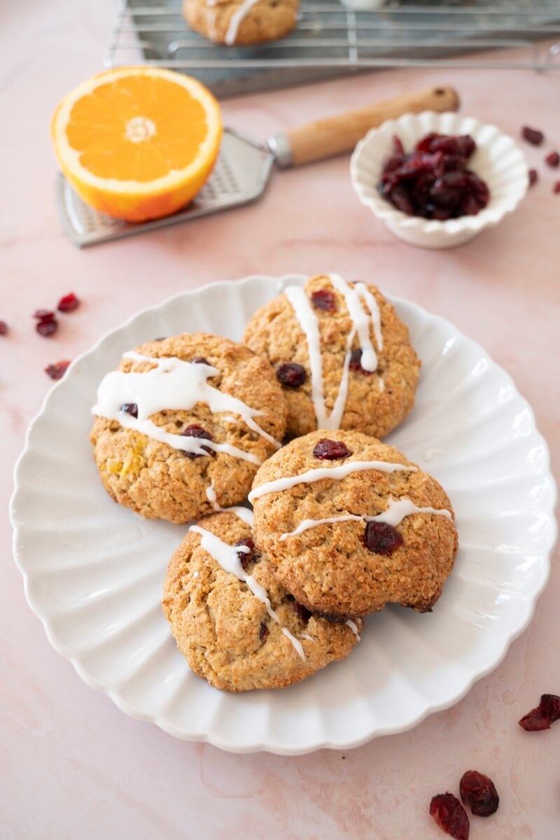 Mandel-Cranberry-Orangen-Kekse